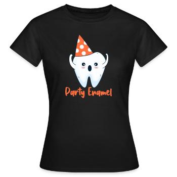 Dentiste Dentiste Dentiste Dentist Dents Cadeau - T-shirt Femme - noir - Devant - AI Model Female 172 dark (172cm)