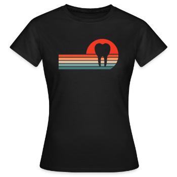 Dentiste Dentiste Dentiste Dentist Dents Cadeau - T-shirt Femme - noir - Devant - AI Model Female 172 dark (172cm)
