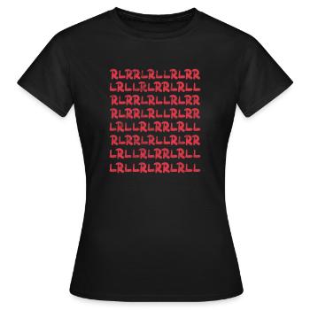 Schlagzeug - Frauen T-Shirt - Schwarz - Vorne - AI Model Female 172 dark (172cm)