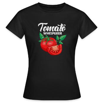 Tomate - T-shirt Femme - noir - Devant - AI Model Female 172 dark (172cm)