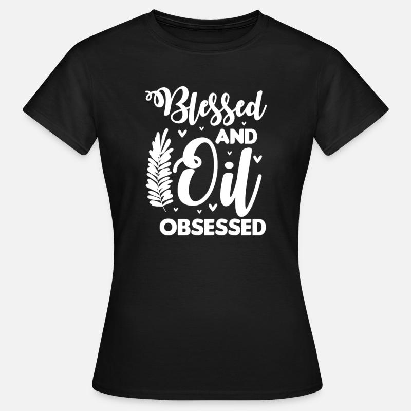 Essential Oils Ätherische Öle - Frauen T-Shirt - Schwarz