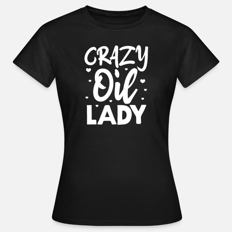 Essential Oils Ätherische Öle - Frauen T-Shirt - Schwarz