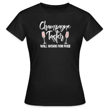 Tester - Frauen T-Shirt - Schwarz - Vorne - AI Model Female 172 dark (172cm)