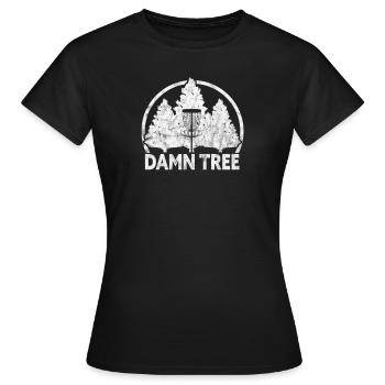 Disc Golf - Frauen T-Shirt - Schwarz - Vorne - AI Model Female 172 dark (172cm)