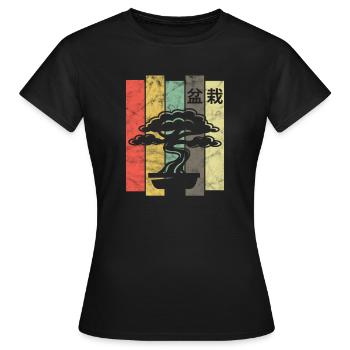 Bonsai - Women's T-Shirt - black - Front - AI Model Female 172 dark (172cm)