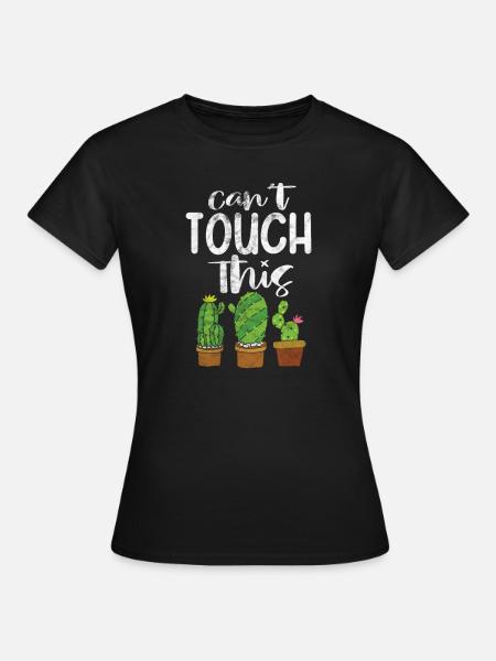 Kaktus - Frauen T-Shirt - Schwarz