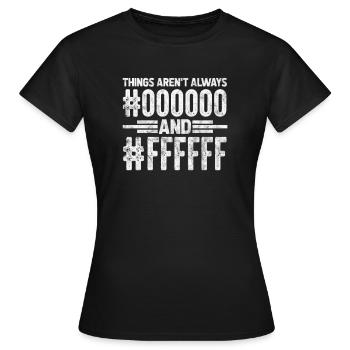 Programmeur - T-shirt Femme - noir - Devant - AI Model Female 172 dark (172cm)