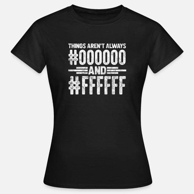 Programmeur - T-shirt Femme - noir