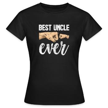 Uncle - Women's T-Shirt - black - Front - AI Model Female 172 dark (172cm)