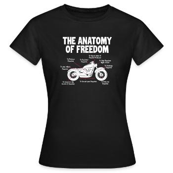 Biker - Women's T-Shirt - black - Front - AI Model Female 172 dark (172cm)
