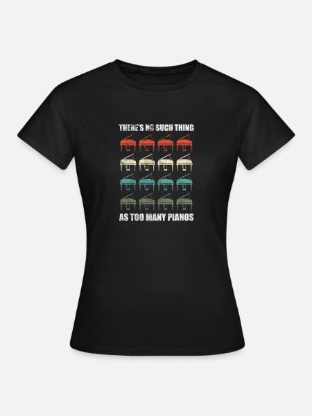 Pianiste - T-shirt Femme - noir