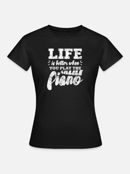 Pianist - Women's T-Shirt - black