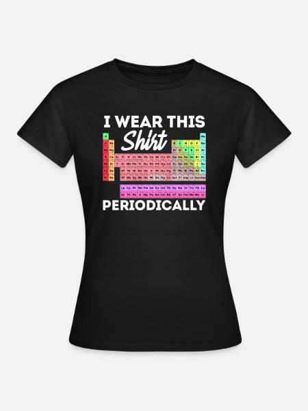 Periodic table - Women's T-Shirt - black