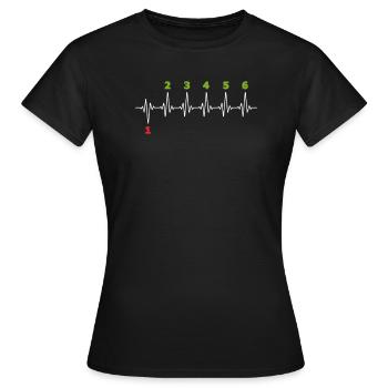 Biker - Women's T-Shirt - black - Front - AI Model Female 172 dark (172cm)