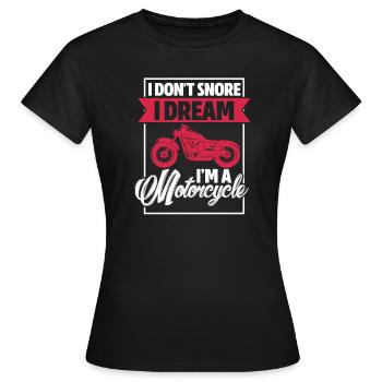 Biker - Women's T-Shirt - black - Front - AI Model Female 172 dark (172cm)