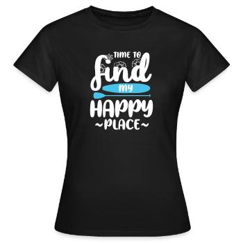SOUPER - T-shirt Femme - noir - Devant - AI Model Female 172 dark (172cm)