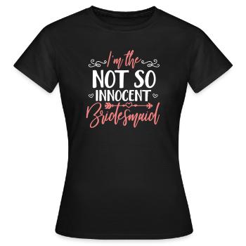 Bachelorette party - Women's T-Shirt - black - Front - AI Model Female 172 dark (172cm)