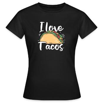 Taco - Frauen T-Shirt - Schwarz - Vorne - AI Model Female 172 dark (172cm)