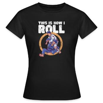 Jiu Jitsu Bjj Arts Martiaux Jiu-Jitsu Combat Cadeau - T-shirt Femme - noir - Devant - AI Model Female 172 dark (172cm)