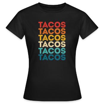 Taco - T-shirt Femme - noir - Devant - AI Model Female 172 dark (172cm)