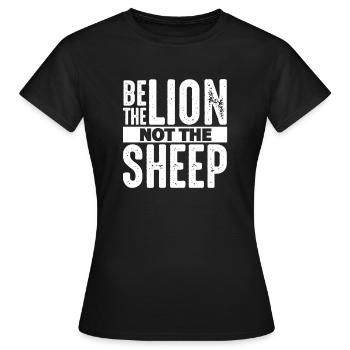 Motivation - T-shirt Femme - noir - Devant - AI Model Female 172 dark (172cm)
