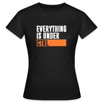 Computer - Frauen T-Shirt - Schwarz - Vorne - AI Model Female 172 dark (172cm)