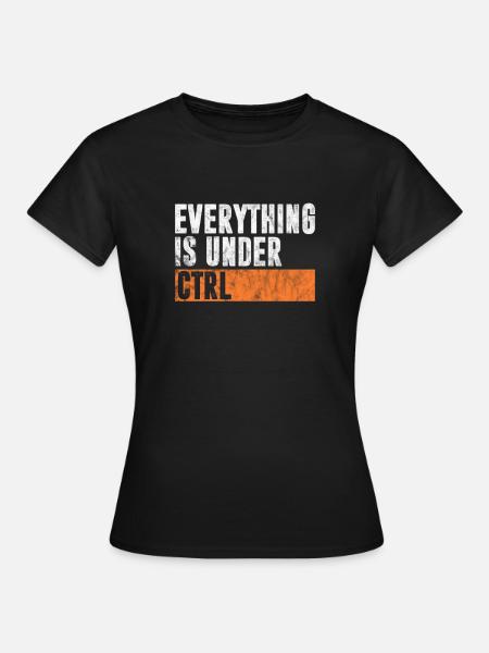 Computer Nerd Programmeur PC Cadeau informatique - T-shirt Femme - noir