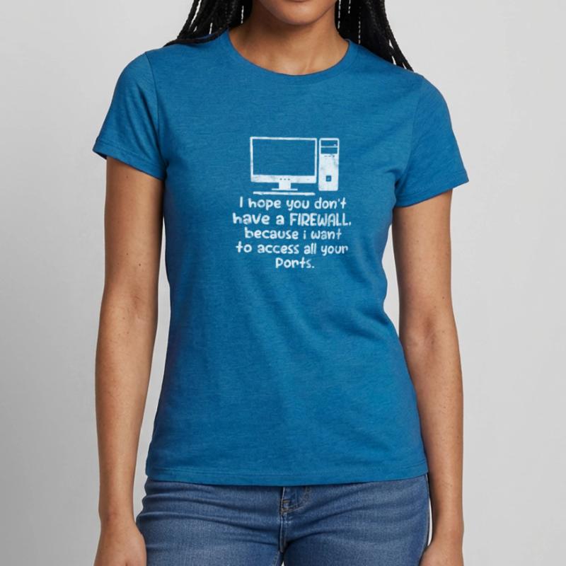 Computer Nerd PC Programmierer Informatik Geschenk Frauen T-Shirt