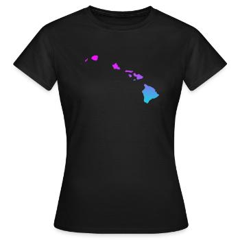 Hawaii - Frauen T-Shirt - Schwarz - Vorne - AI Model Female 172 dark (172cm)