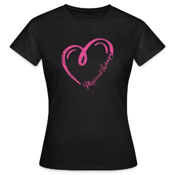 Physiothérapeute Physiothérapie Physio Cadeau - T-shirt Femme - noir - Devant - AI Model Female 172 dark (172cm)