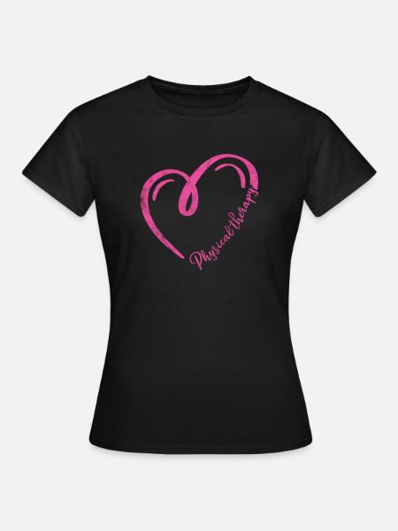 Fisioterapista Fisioterapia Regalo - Maglietta da donna - nero