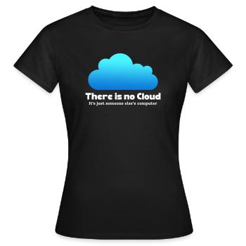Computer - Frauen T-Shirt - Schwarz - Vorne - AI Model Female 172 dark (172cm)