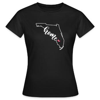 Florida - Women's T-Shirt - black - Front - AI Model Female 172 dark (172cm)