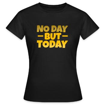 Motivation - T-shirt Femme - noir - Devant - AI Model Female 172 dark (172cm)