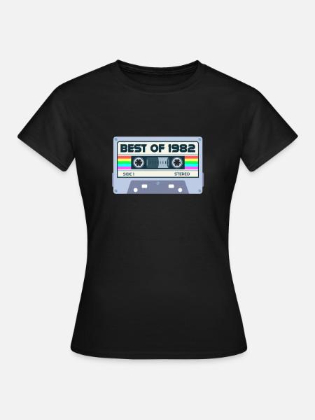 1982 40 cumpleaños 40 años regalo - Camiseta mujer - negro