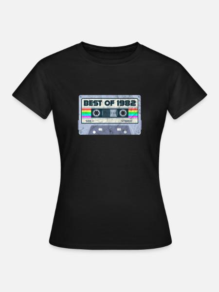1982 - Frauen T-Shirt - Schwarz