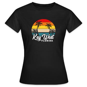 Florida - Women's T-Shirt - black - Front - AI Model Female 172 dark (172cm)