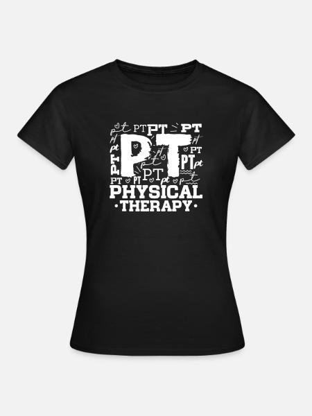 Physiotherapeut - Frauen T-Shirt - Schwarz