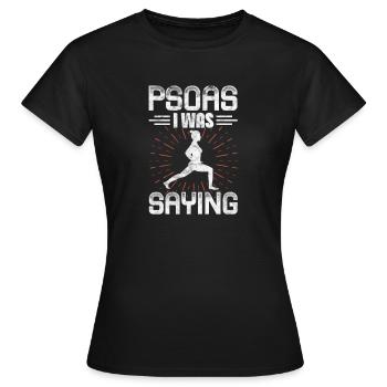 Physiothérapeute Physiothérapie Physio Cadeau - T-shirt Femme - noir - Devant - AI Model Female 172 dark (172cm)