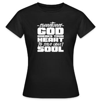 Motivation - Women's T-Shirt - black - Front - AI Model Female 172 dark (172cm)