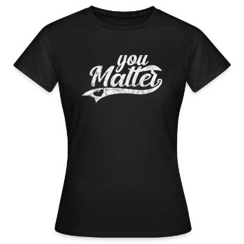 Motivation Motiver Carrière Dire Cadeau - T-shirt Femme - noir - Devant - AI Model Female 172 dark (172cm)