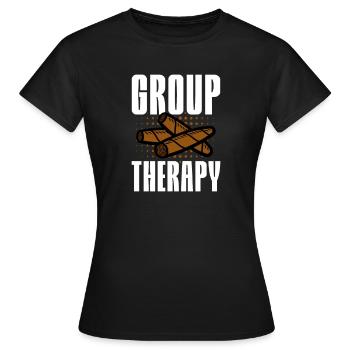 Zigarre Rauchen Raucher Tabak Zigarren Geschenk - Frauen T-Shirt - Schwarz - Vorne - AI Model Female 172 dark (172cm)