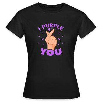 K-Pop - Frauen T-Shirt - Schwarz - Vorne - AI Model Female 172 dark (172cm)