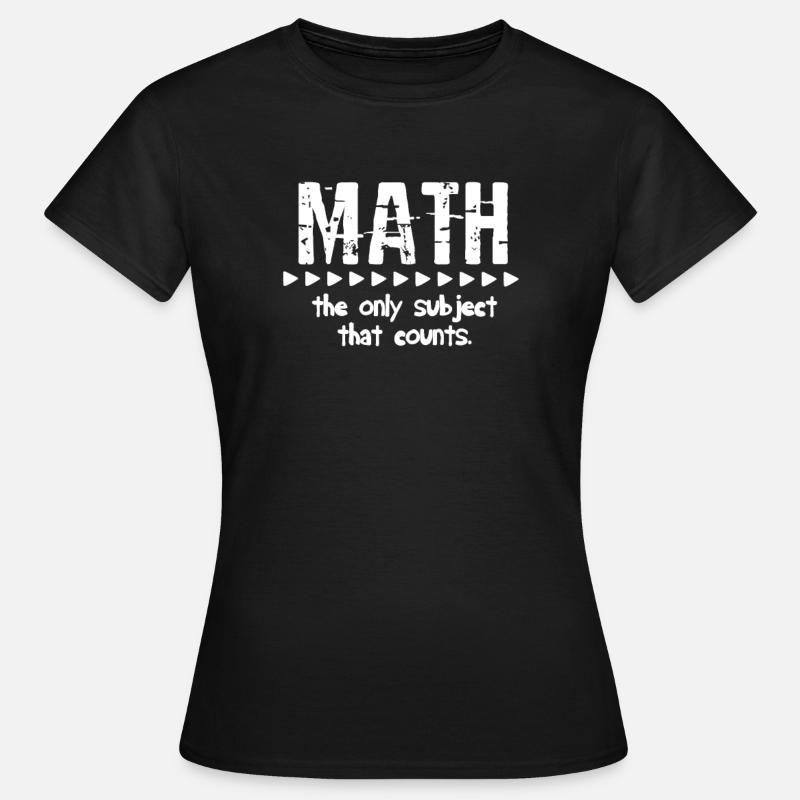 Mathematics - Women's T-Shirt - black