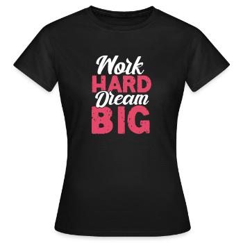 Motivation - T-shirt Femme - noir - Devant - AI Model Female 172 dark (172cm)