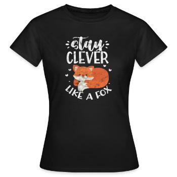 Faire: - T-shirt Femme - noir - Devant - AI Model Female 172 dark (172cm)