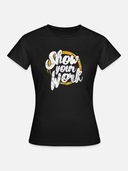 Mathematik - Frauen T-Shirt - Schwarz