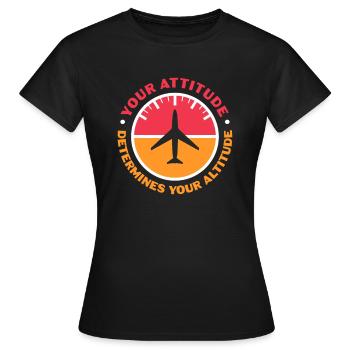 Motivation - T-shirt Femme - noir - Devant - AI Model Female 172 dark (172cm)