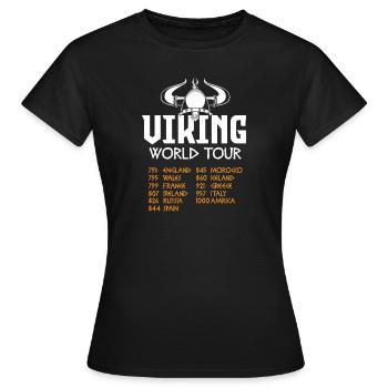Viking Viking Vikings Odin Walhalla Cadeau - T-shirt Femme - noir - Devant - AI Model Female 172 dark (172cm)
