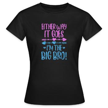 Brother - Women's T-Shirt - black - Front - AI Model Female 172 dark (172cm)
